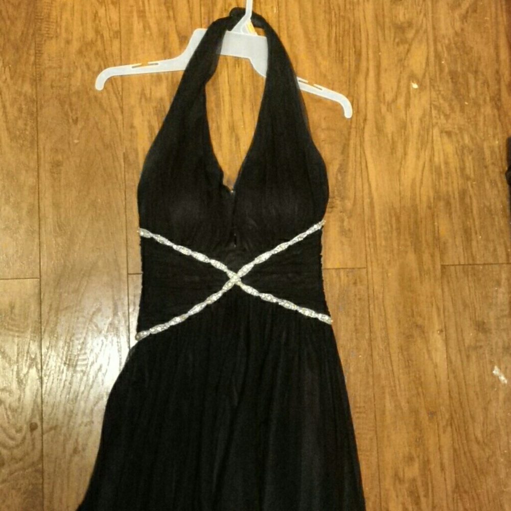 Gorgeous sequin black evening gown
